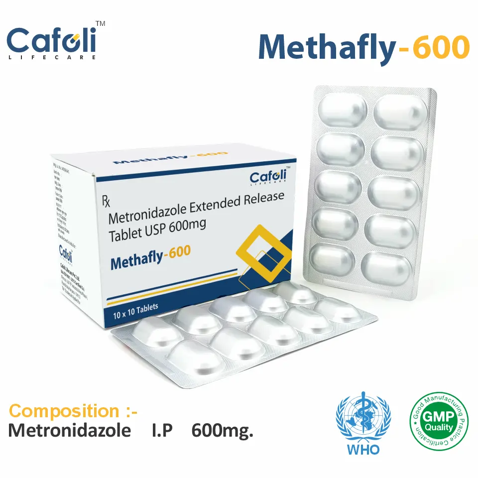 Metronidazole 600mg Tablet | Metofoli 600 in PCD Pharma Franchise